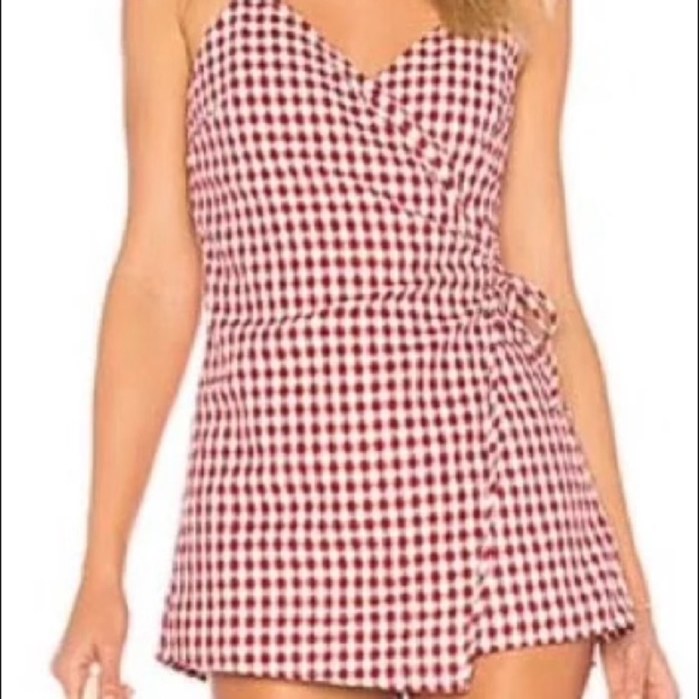 Gingham romper